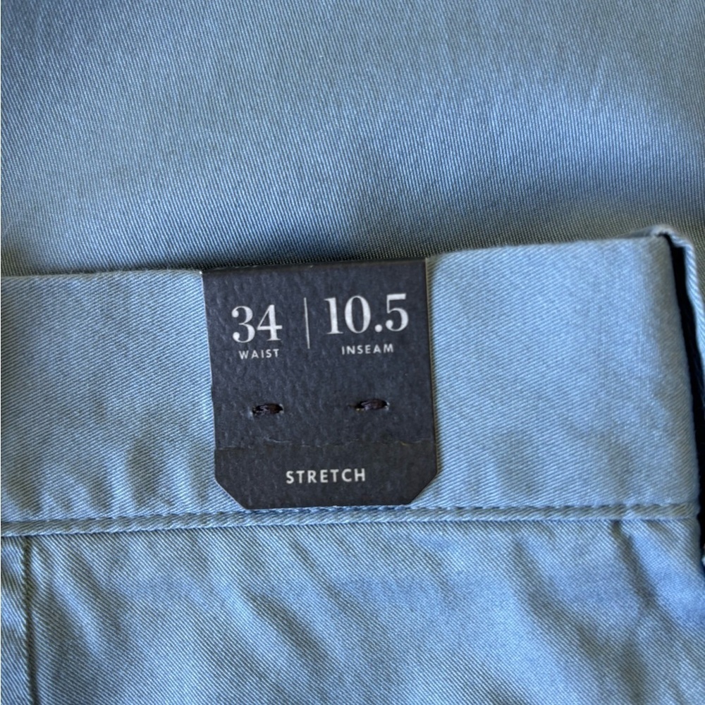 J Crew Stretch Men's Blue Shorts Size 34 10.5 inch inseam Preppy Comfort NWT - Picture 5 of 7